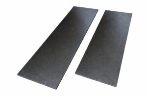 2 Piece riven slate hearth