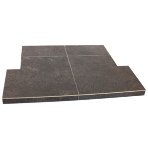 Eco Concrete Anthracite Tiled Hearth